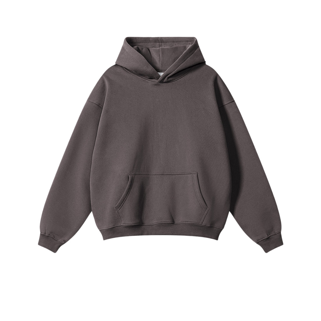 Fleece Lining Oversize Hoodie & Fleece Lining Sweatpants Setup WN9931-K