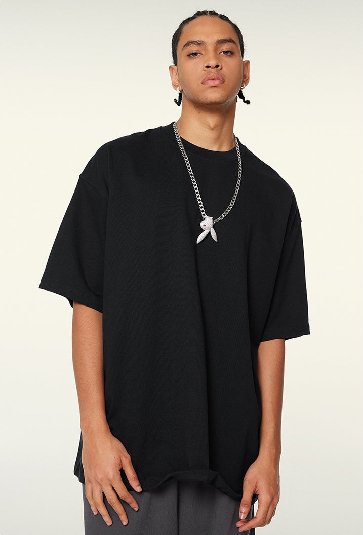 Washed Oversize Short-sleeve T-shirt WN6457