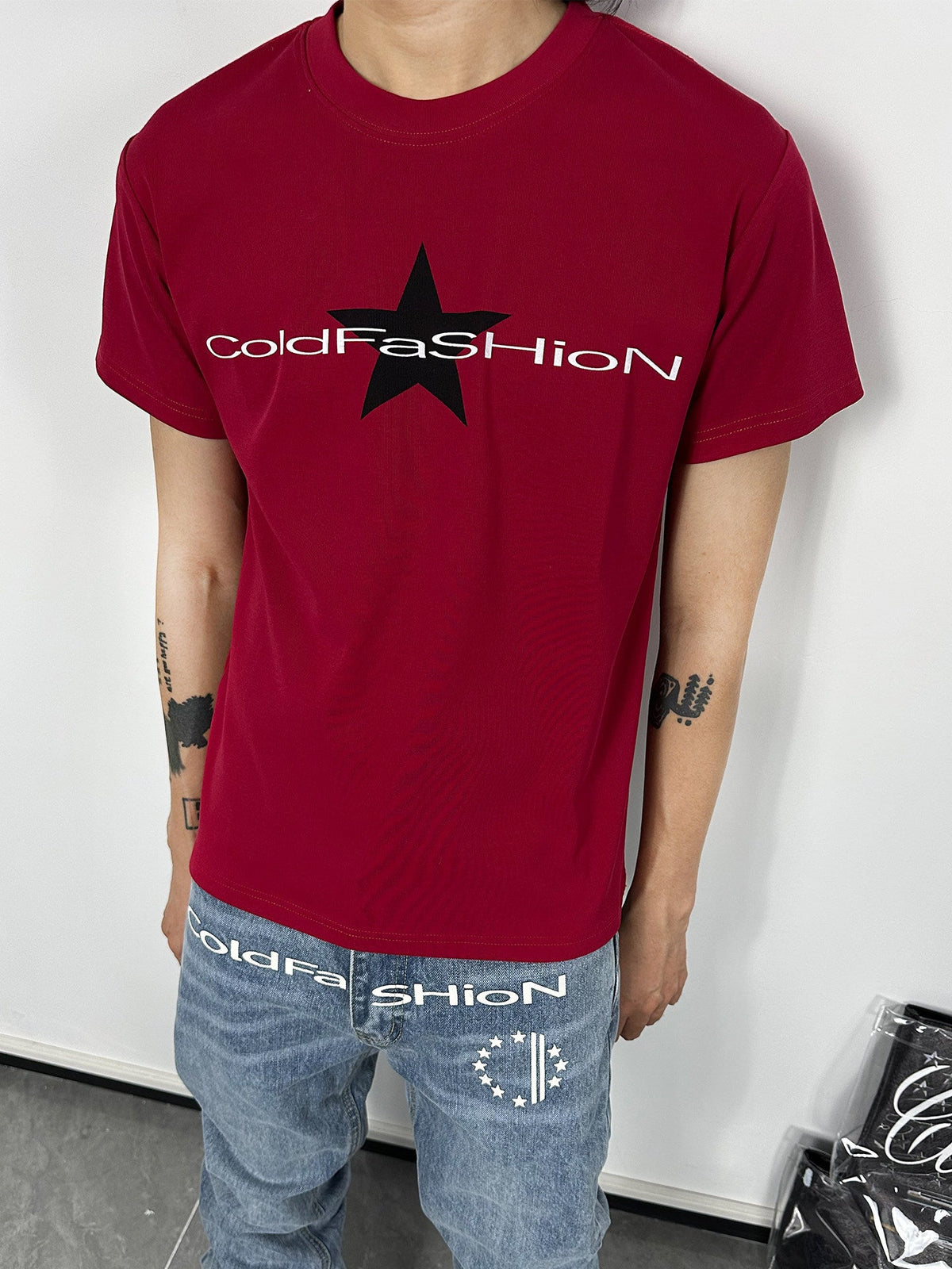 Star Logo Print Short Sleeve T-Shirt WN27177