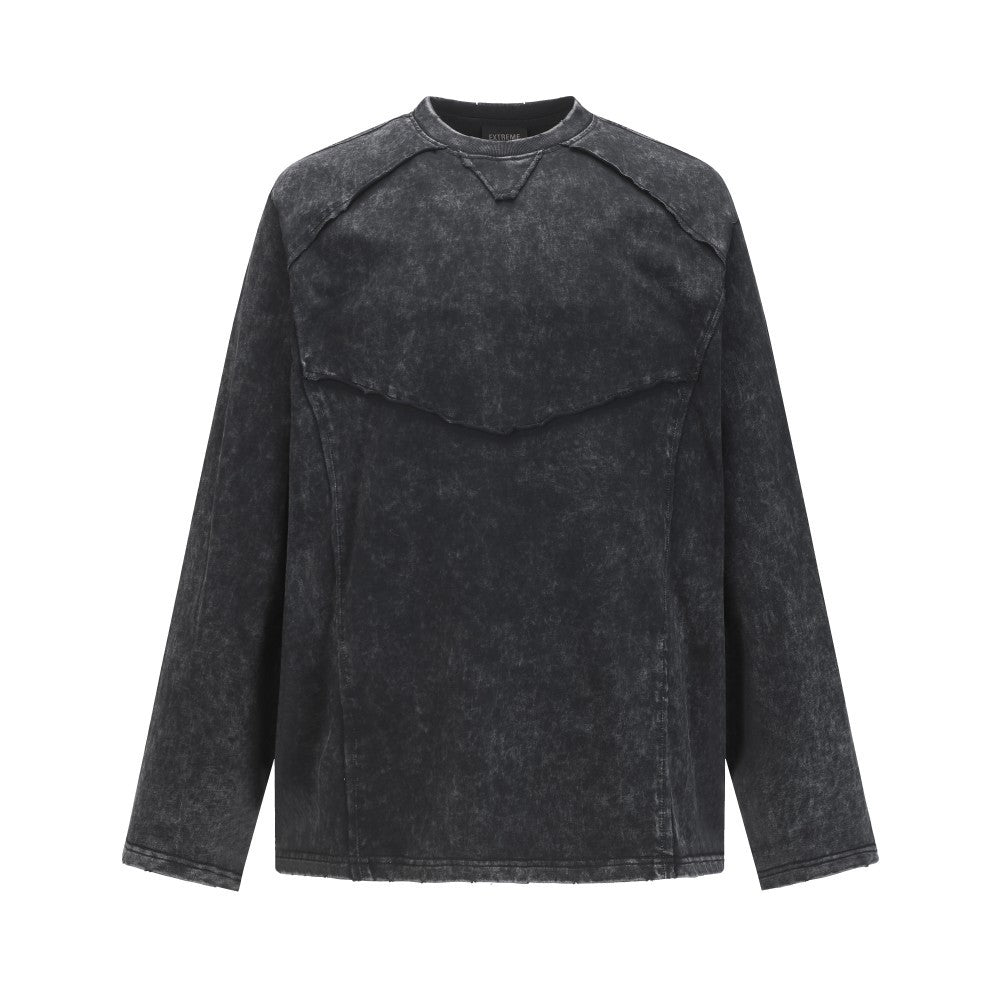 Washed Cotton Long Sleeve T-Shirt  WN27855