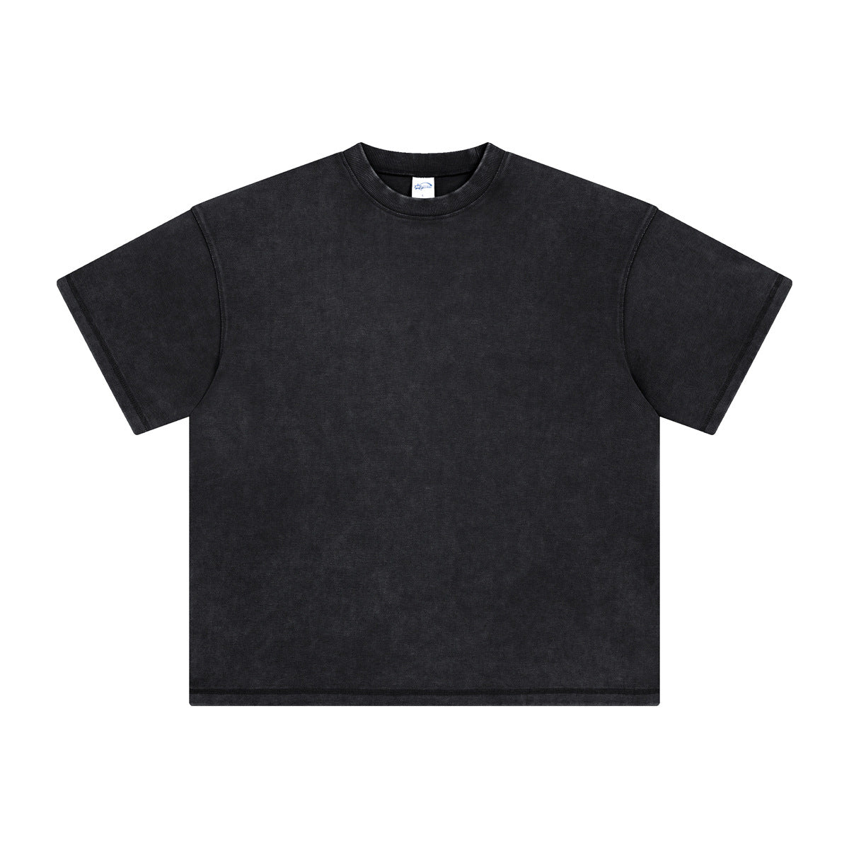 Oversize Washed Short-sleeve T-shirt & Washed Short Sweatpants Setup WN6612