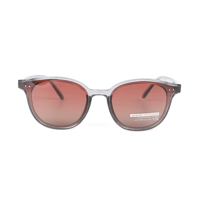 Gradient Orange Semi Transparent Frame and Small Face Sunglasses  WN9030