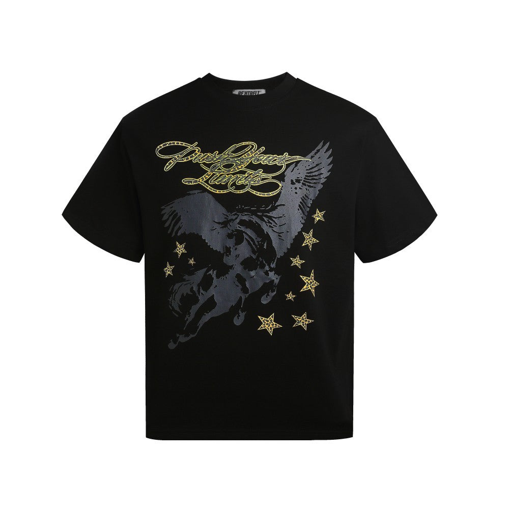 Wing Graphic Print Short Sleeve T-Shirt WN27977